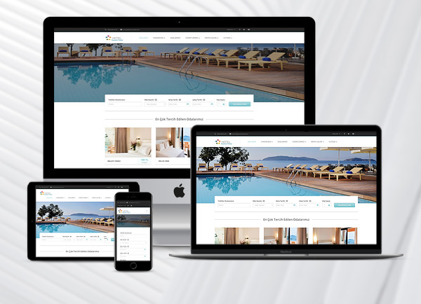 Otel Sitesi Hazır Web Paketi responsive