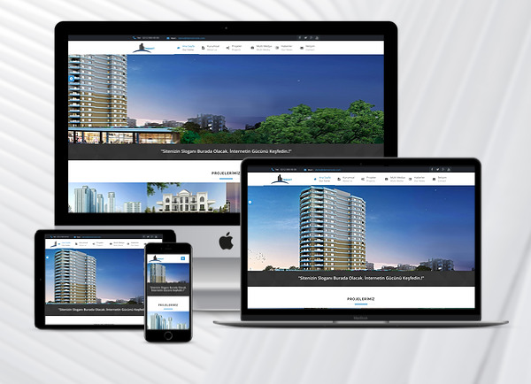 İnşaat Şirketi İnternet Sitesi Müteahhitlik Firması Hazır Web Paketi Teknovadi Resistant