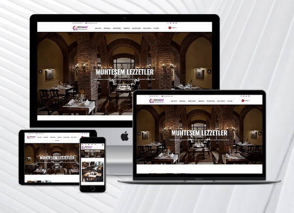 Restoran Web Sitesi Hazır Web Paketi matiat