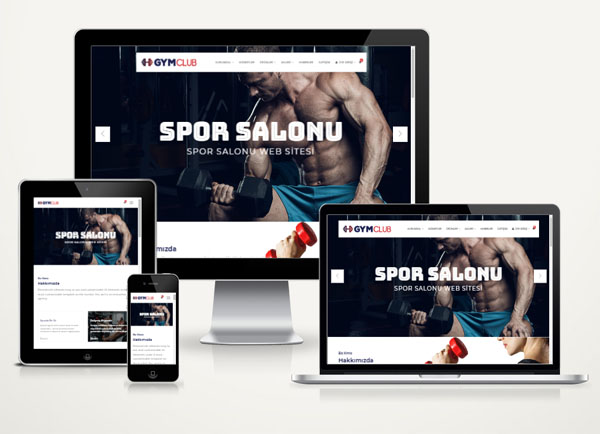 Fitness Spor Salonu Sitesi Hazır Web Paketi force