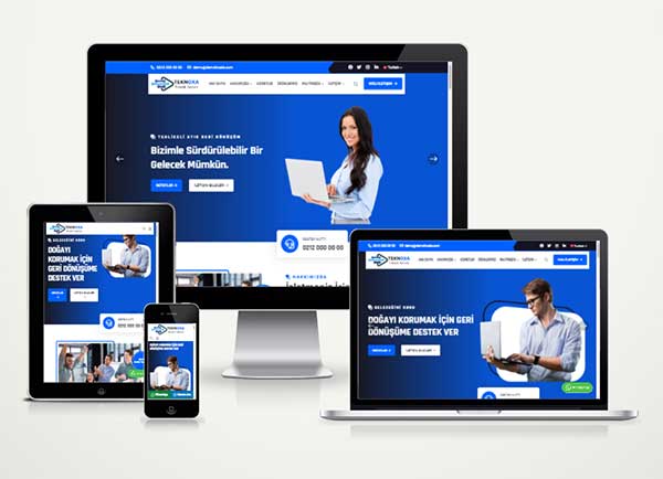 Bilgisayar Teknik Servis Kurumsal Web Sitesi Teknovadi Repair v6.0