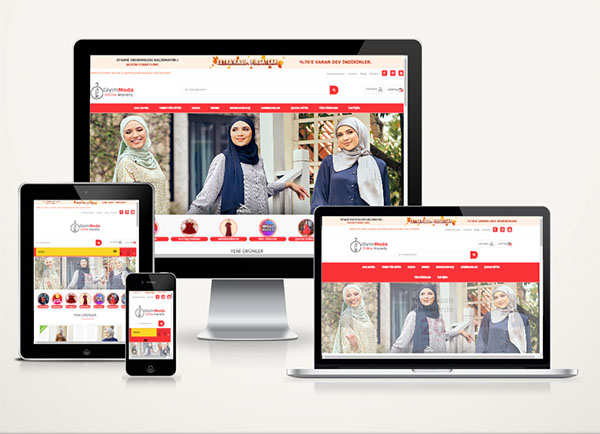 Giyim mağazası için Hazır Site Elbise satışı İçin Web Paket Dress