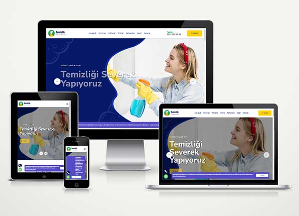 Temizlik Halı Yıkama Şirketi Sitesi Hazır Web Paketi state